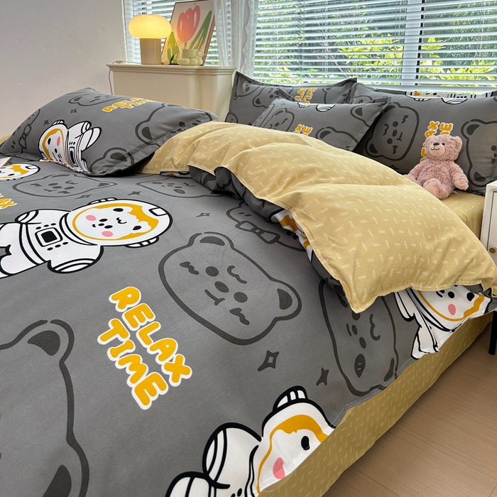 91家纺网 家纺一手货源 找家纺 曼璐家纺 2025新款加厚磨毛植物羊绒单被套直播爆款被套单件 遨游天际