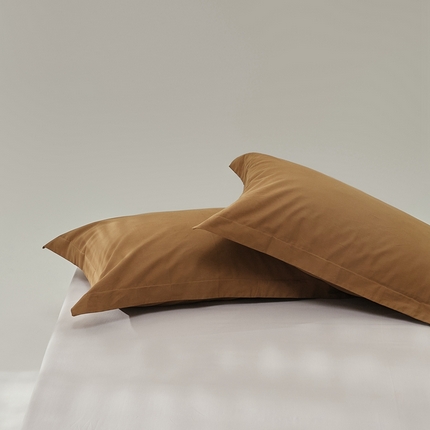8小时家纺 2023新款磨毛单枕套 金属咖