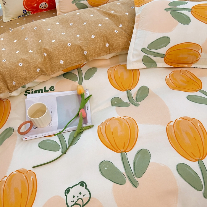 91家纺网 家纺一手货源 找家纺 曼璐家纺 2025新款加厚磨毛植物羊绒单被套直播爆款被套单件 金枝玉叶