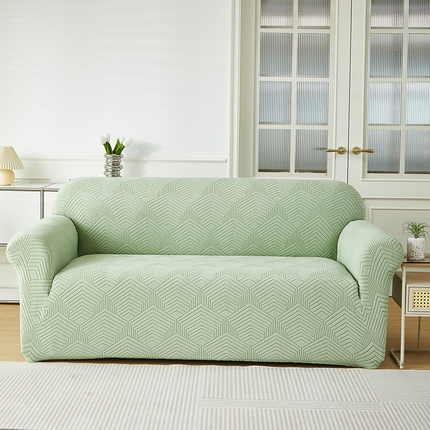 逐日沙发套 2023新款提花沙发套-时光 时光-抹茶绿