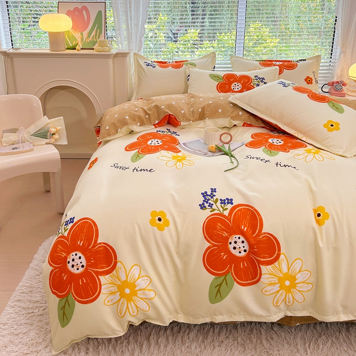 91家纺网 家纺一手货源 找家纺 曼璐家纺 2025新款加厚磨毛植物羊绒单被套直播爆款被套单件 孤芳自赏