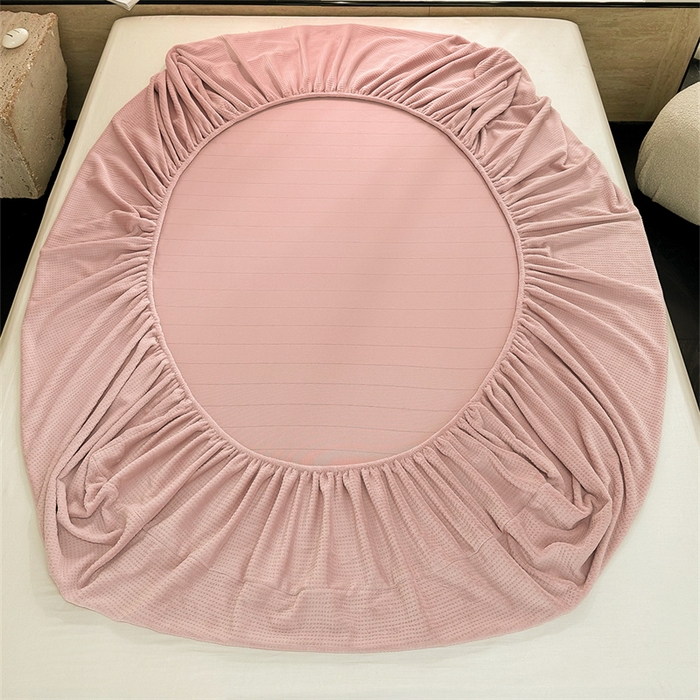 91家纺网 家纺一手货源 找家纺 总 洋铭区（原狠狠爱）2023新款华夫格单品绒床笠