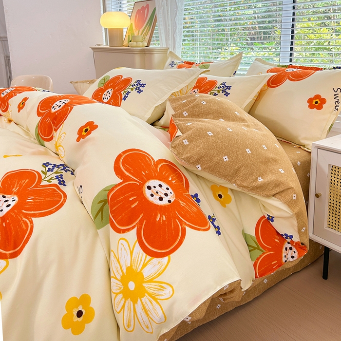 91家纺网 家纺一手货源 找家纺 曼璐家纺 2025新款加厚磨毛植物羊绒单被套直播爆款被套单件 孤芳自赏