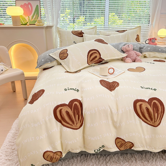 91家纺网 家纺一手货源 找家纺 曼璐家纺 2025新款加厚磨毛植物羊绒单被套直播爆款被套单件 怦然心动