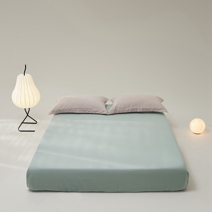 8小时家纺 2023新款磨毛纯色系列单床笠 蛋青