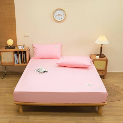 91家纺网 家纺一手货源 找家纺 （总）花香四季 2025喷气13372纯色全棉单床笠床罩单品及两三件套【量大价优】可定制任意尺寸