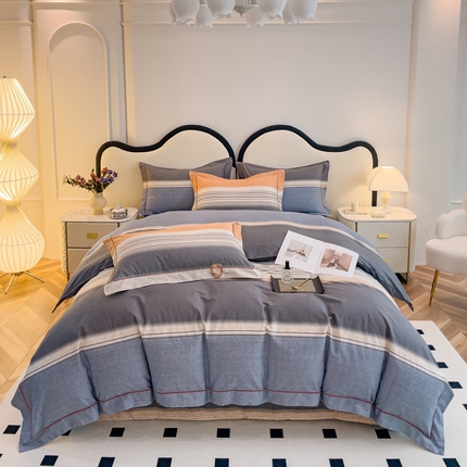 小时代 2023新款全棉印花床盖四件套 漫生活