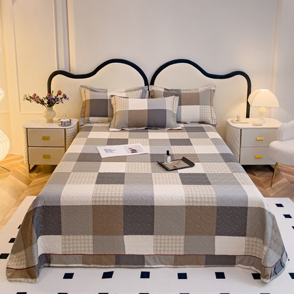 91家纺网 家纺一手货源 找家纺 （总）小时代 2023新款全棉印花床盖