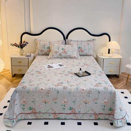小时代 2023新款全棉印花床盖 曼琳