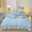 91家纺网 家纺一手货源 找家纺 星尚家纺 2023新款230g全消光A类牛奶绒四件套-郁金香 婴儿蓝
