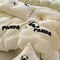 91家纺网 家纺一手货源 找家纺 （总）阿曼达 2023秋冬奶呼呼高克重牛奶绒毛巾绣熊猫四件套 