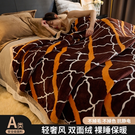 91家纺网 家纺一手货源 找家纺 （总）21度C 2023新款轻奢云朵绒多功能双层复合毯