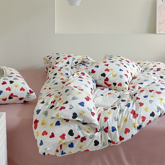 91家纺网 家纺一手货源 找家纺 窝米 2024春季新品13370全棉四件套系列 心流