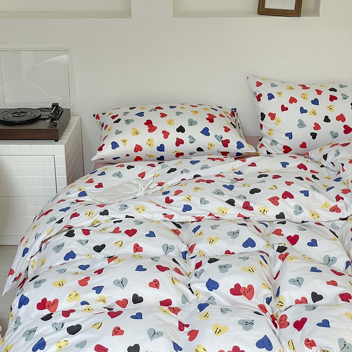 91家纺网 家纺一手货源 找家纺 窝米 2024春季新品13370全棉四件套系列 心流