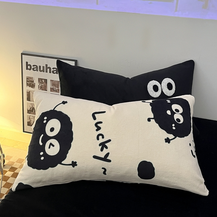 91家纺网 家纺一手货源 找家纺 海岛哥哥 2023新款大眼睛牛奶绒四件套 大眼睛绒-小煤球