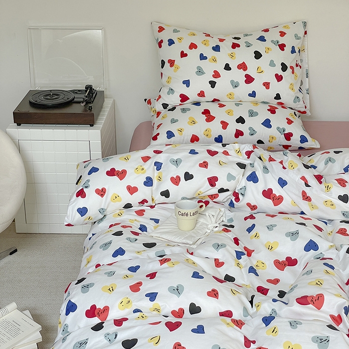 91家纺网 家纺一手货源 找家纺 窝米 2024春季新品13370全棉四件套系列 心流