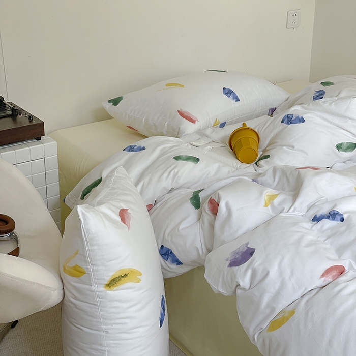 91家纺网 家纺一手货源 找家纺 窝米 2024春季新品13370全棉四件套系列 星沙