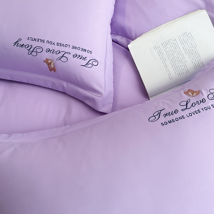 91家纺网 家纺一手货源 找家纺 （总）聚莹家纺家纺 2023新款重工刺绣水洗棉磨毛四件套-花漾系列