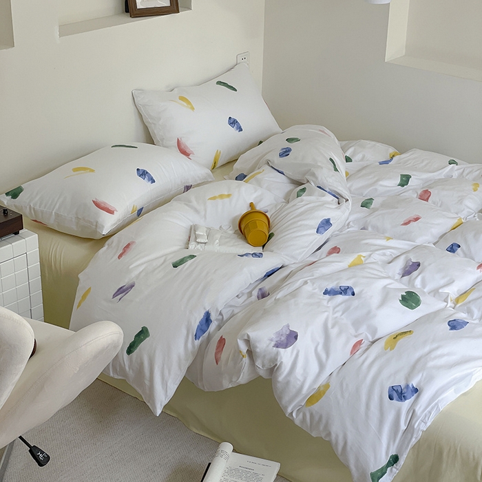 91家纺网 家纺一手货源 找家纺 窝米 2024春季新品13370全棉四件套系列 星沙