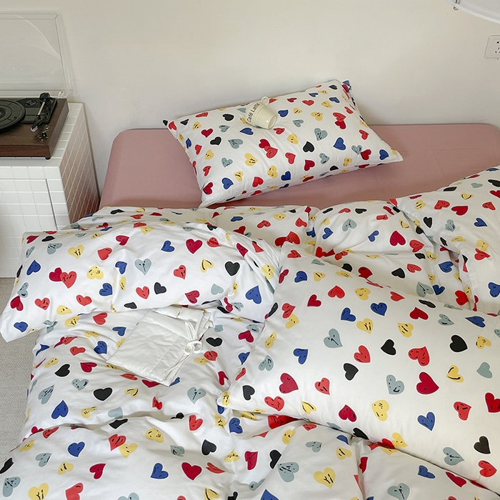 91家纺网 家纺一手货源 找家纺 窝米 2024春季新品13370全棉四件套系列 心流