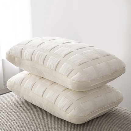 总梵羽枕芯 枕芯 针织提花吐司枕芯法式面包枕头超柔羽丝绒枕头枕芯