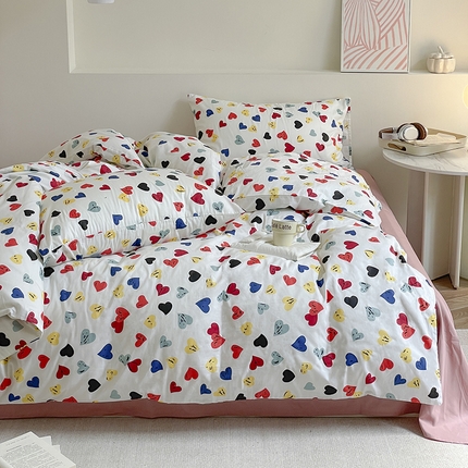 窝米 2024春季新品13370全棉四件套系列 心流