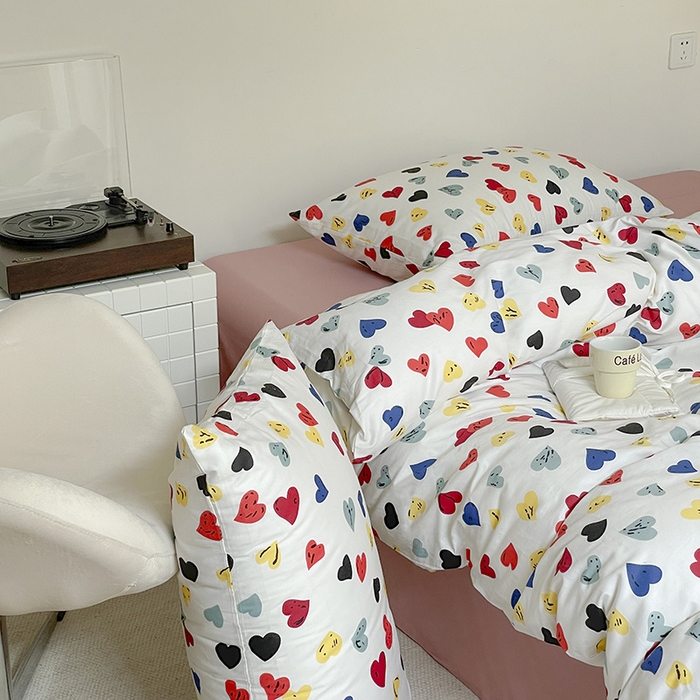 91家纺网 家纺一手货源 找家纺 窝米 2024春季新品13370全棉四件套系列 心流