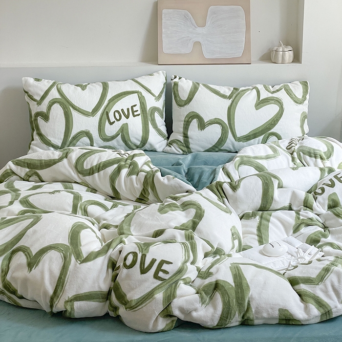 91家纺网 家纺一手货源 找家纺 （总）窝米 2023冬季新品高克重牛奶绒四件套系列