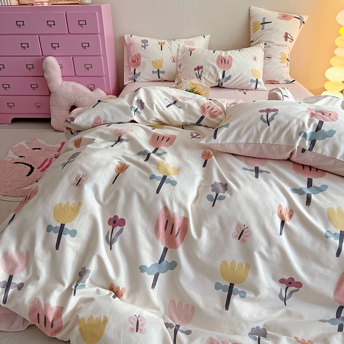 91家纺网 家纺一手货源 找家纺 千朵 2023新款全棉生态磨毛四件套第三批 乔纳森