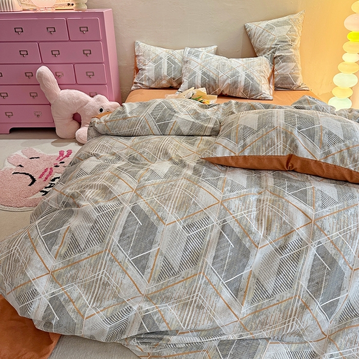 91家纺网 家纺一手货源 找家纺 千朵 2023新款全棉生态磨毛四件套第三批 格森