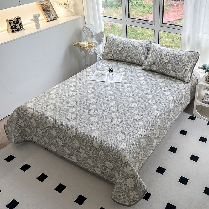 91家纺网 家纺一手货源 找家纺 2024新款40支棉加绒单床盖三件套双面可用全棉加厚婴儿绒 凡尔赛