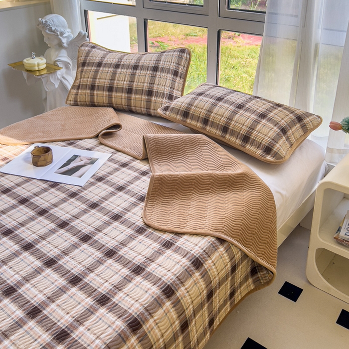 91家纺网 家纺一手货源 找家纺 2024新款40支棉加绒单床盖三件套双面可用全棉加厚婴儿绒 托马