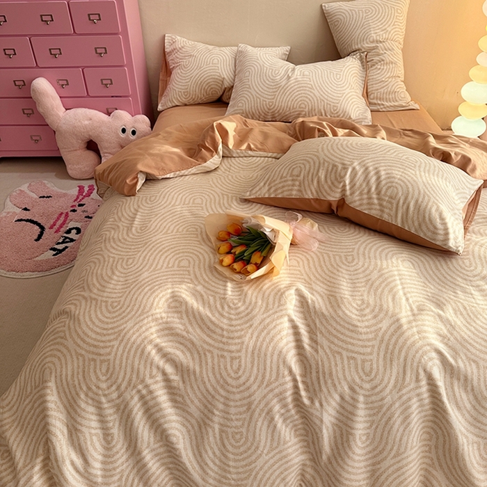 91家纺网 家纺一手货源 找家纺 千朵 2023新款全棉生态磨毛四件套第三批 维诺