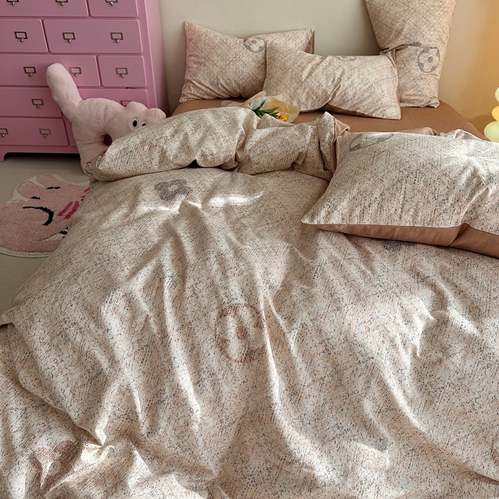 91家纺网 家纺一手货源 找家纺 千朵 2023新款全棉生态磨毛四件套第三批 巴黎