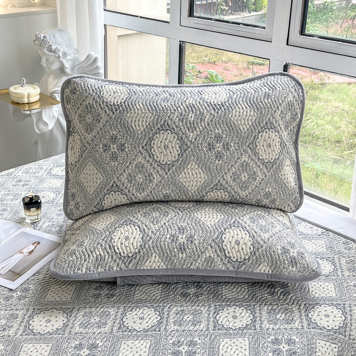 91家纺网 家纺一手货源 找家纺 2024新款40支棉加绒单床盖三件套双面可用全棉加厚婴儿绒 凡尔赛