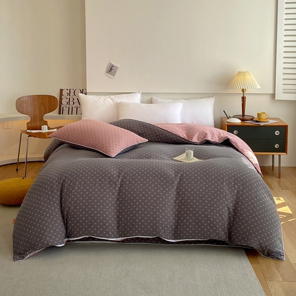 91家纺网 家纺一手货源 找家纺 （总）春皖家纺 2023新款提花两用双层纱单品套件系列 -单被套