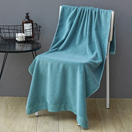 91家纺网 家纺一手货源 找家纺 （总）朴尔家纺-毛巾被 2023新款全棉32股酒店风迷宫格加厚毛巾浴巾组合