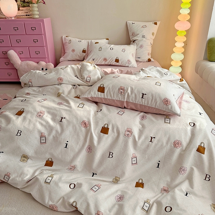 91家纺网 家纺一手货源 找家纺 千朵 2023新款全棉生态磨毛四件套第三批 依琳