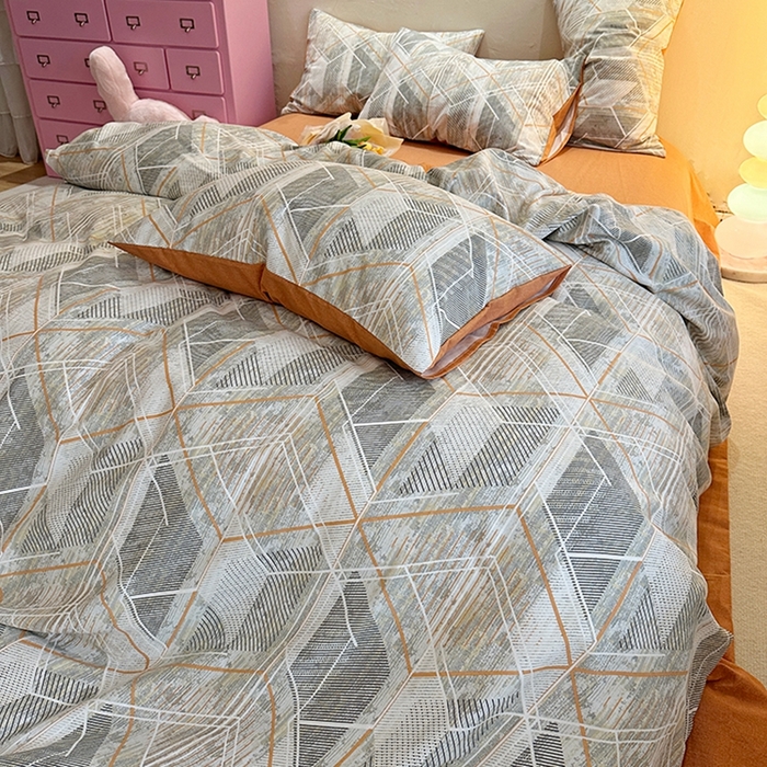 91家纺网 家纺一手货源 找家纺 千朵 2023新款全棉生态磨毛四件套第三批 格森