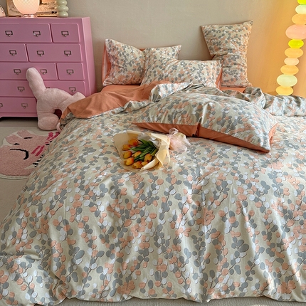 千朵 2023新款全棉生态磨毛四件套第三批 曼韵