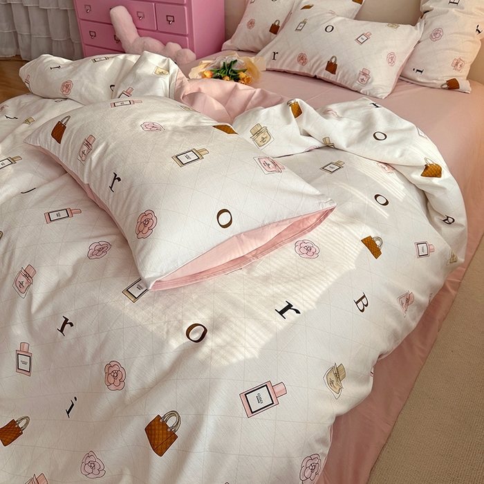 91家纺网 家纺一手货源 找家纺 千朵 2023新款全棉生态磨毛四件套第三批 依琳