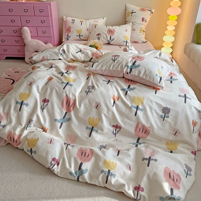 91家纺网 家纺一手货源 找家纺 千朵 2023新款全棉生态磨毛四件套第三批 乔纳森