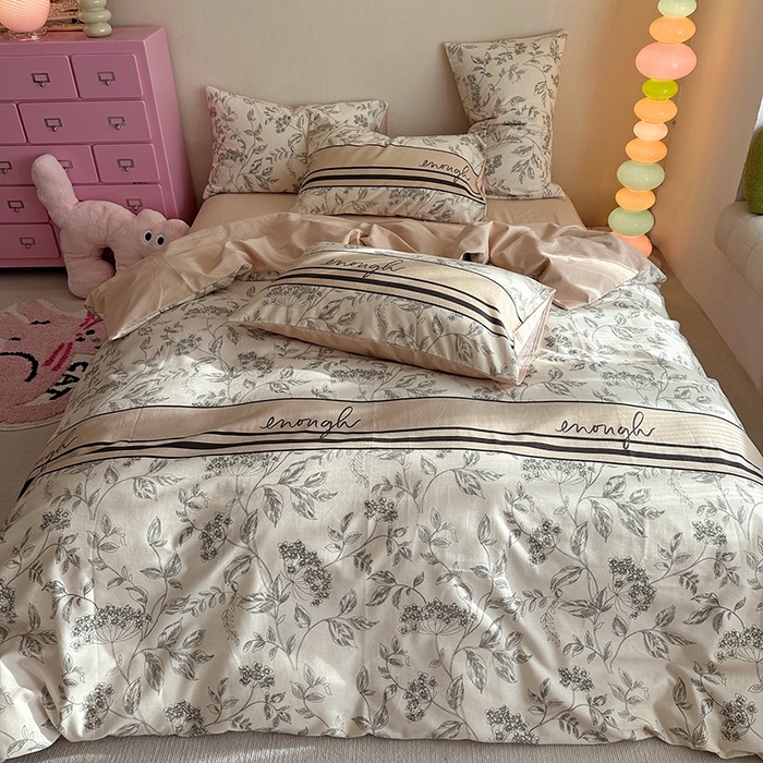 91家纺网 家纺一手货源 找家纺 千朵 2023新款全棉生态磨毛四件套第三批 简爱