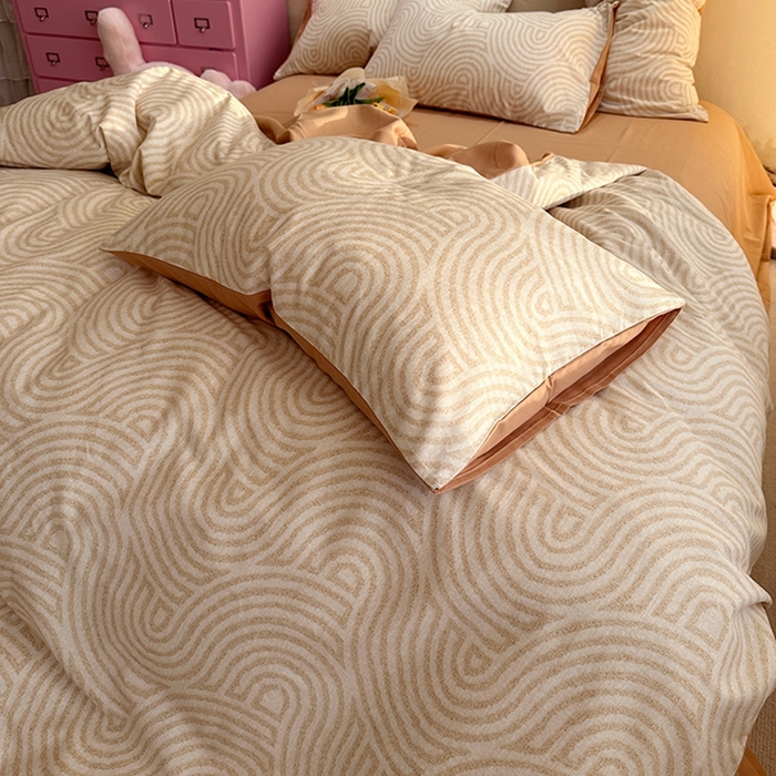 91家纺网 家纺一手货源 找家纺 千朵 2023新款全棉生态磨毛四件套第三批 维诺