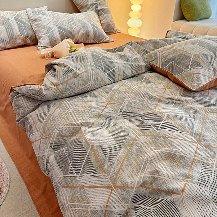 91家纺网 家纺一手货源 找家纺 千朵 2023新款全棉生态磨毛四件套第三批 格森