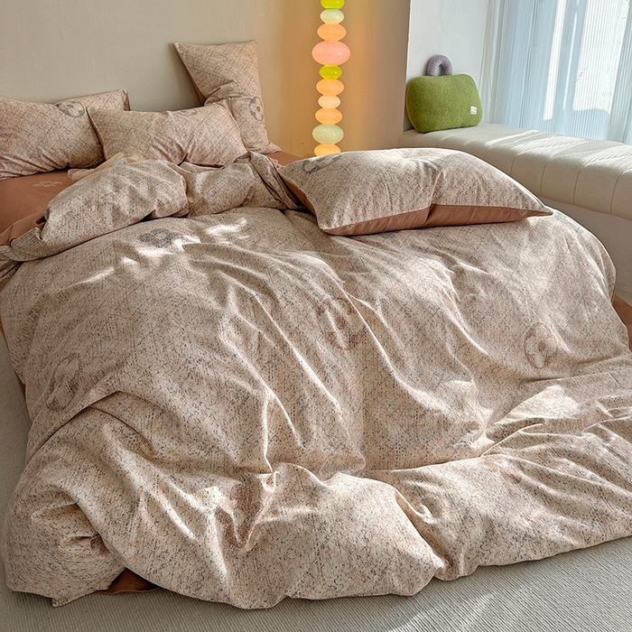 91家纺网 家纺一手货源 找家纺 千朵 2023新款全棉生态磨毛四件套第三批 巴黎