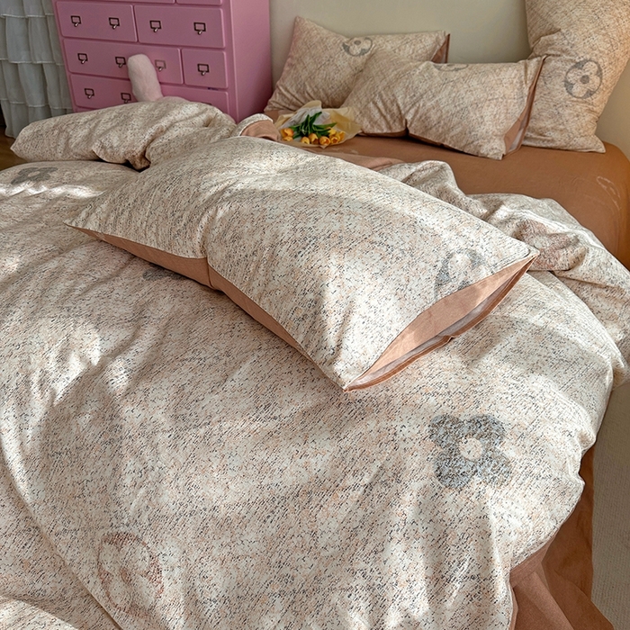 91家纺网 家纺一手货源 找家纺 千朵 2023新款全棉生态磨毛四件套第三批 巴黎