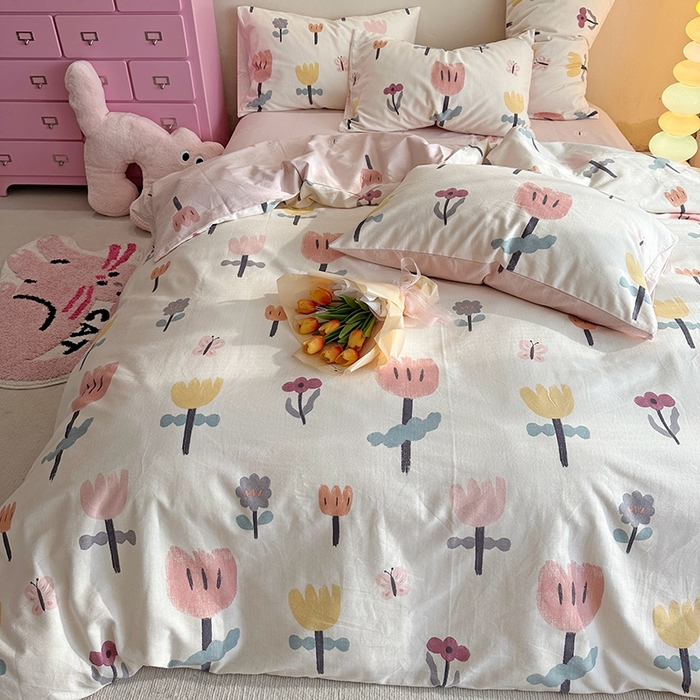 91家纺网 家纺一手货源 找家纺 千朵 2023新款全棉生态磨毛四件套第三批 乔纳森