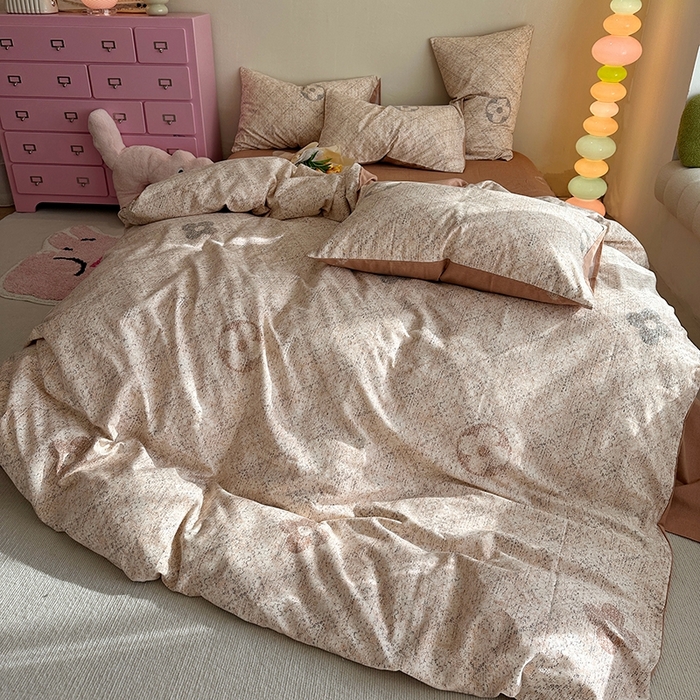 91家纺网 家纺一手货源 找家纺 千朵 2023新款全棉生态磨毛四件套第三批 巴黎