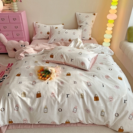 千朵 2023新款全棉生态磨毛四件套第三批 依琳